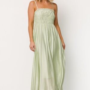 Listicle Light Green Maxi Dress | from Baltic Born
